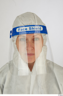  Photos Daya Jones Nurse in Protective Suit face head protective shield 0001.jpg